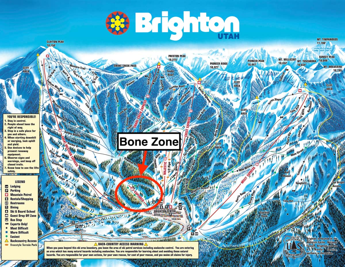 bone zone, Brighton Resort, utah, 