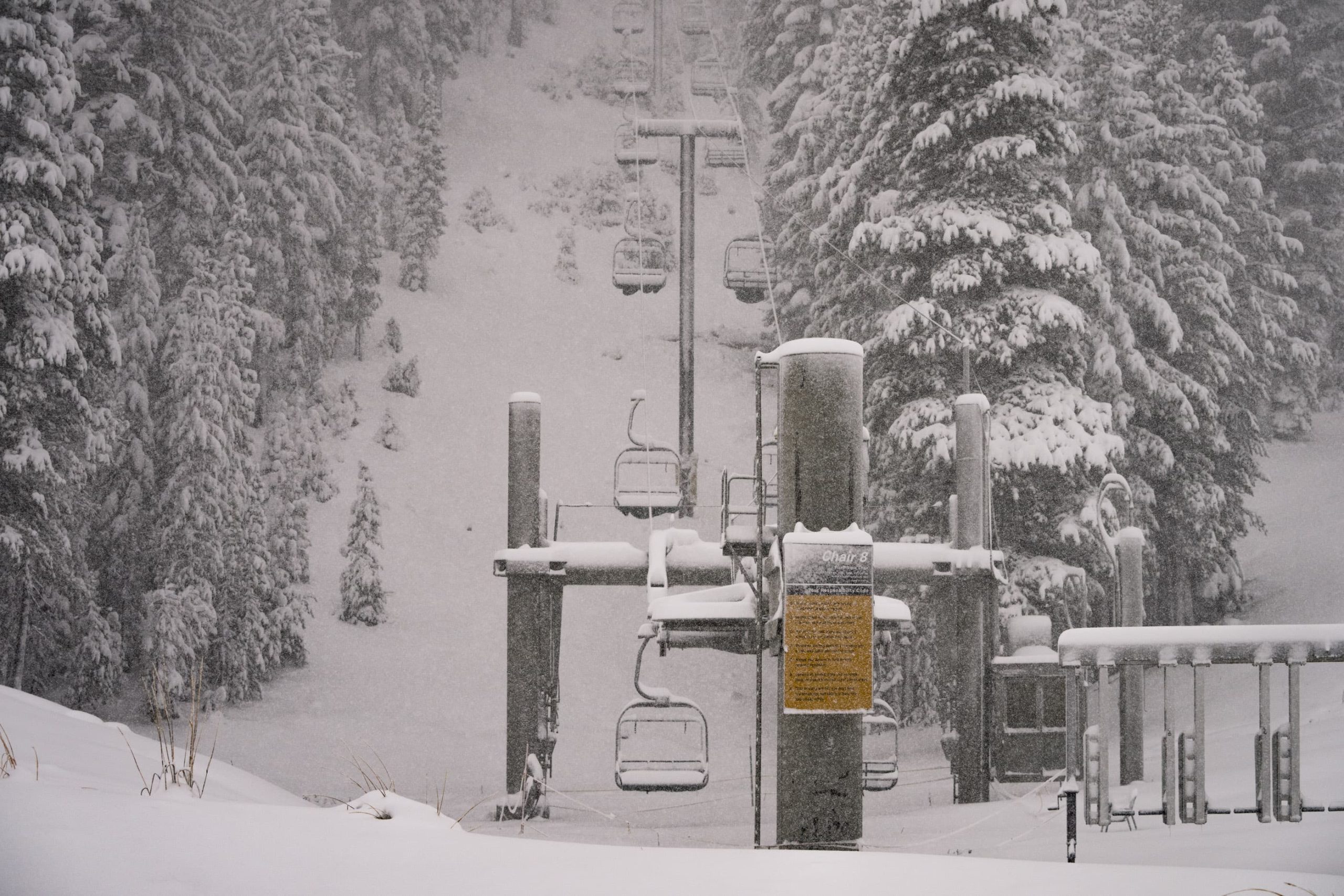 mammoth mountain, california, snow