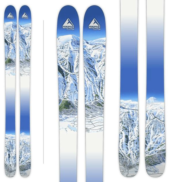 Wagner custom skis, James Niehues, 