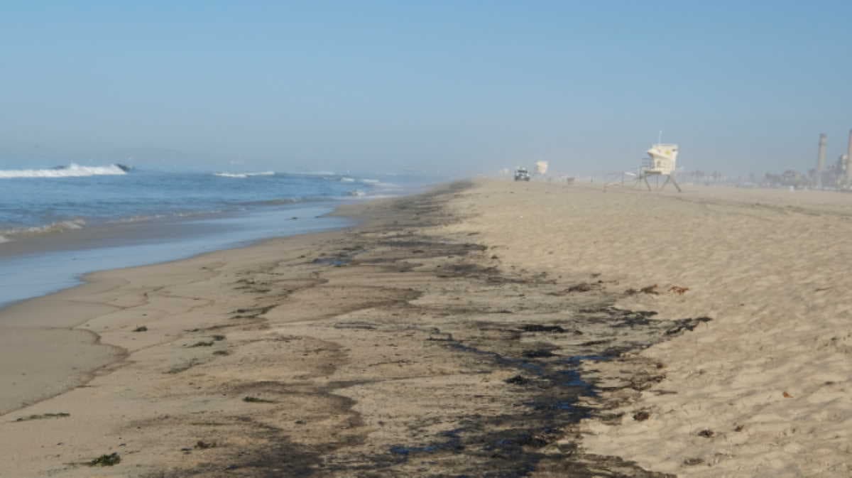 oil spill, california, Huntington Beach