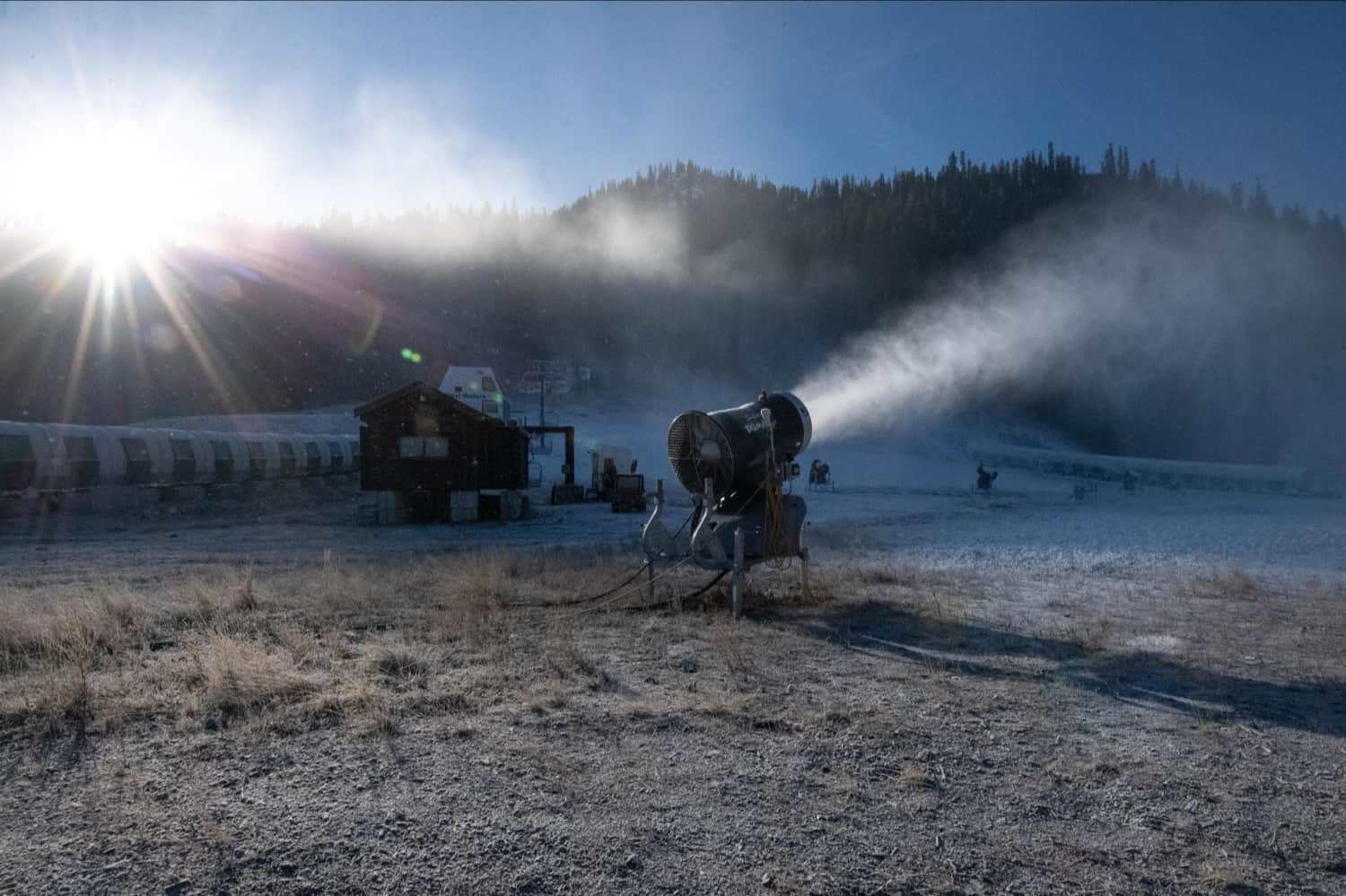 Palisades Tahoe, snowmaking, california