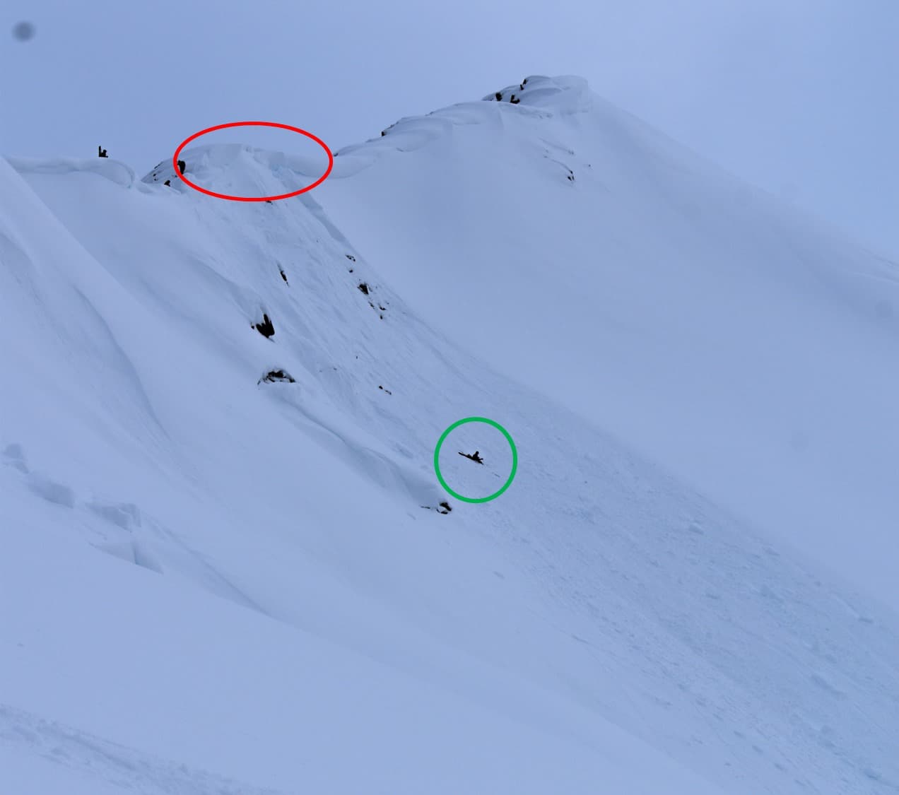 cornice, skier injured