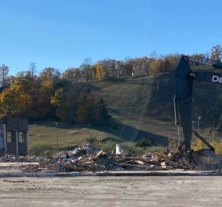 abandoned ski resort