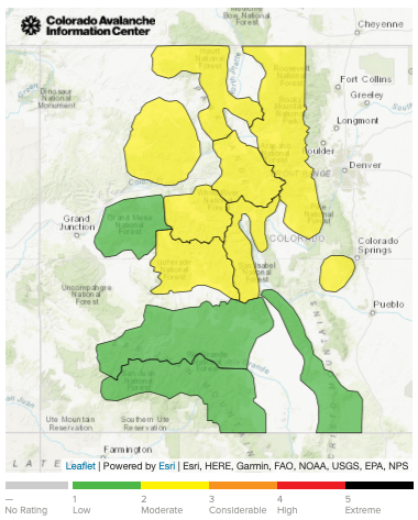 Colorado Avalanche information center, CAIC, forecast, avalanche