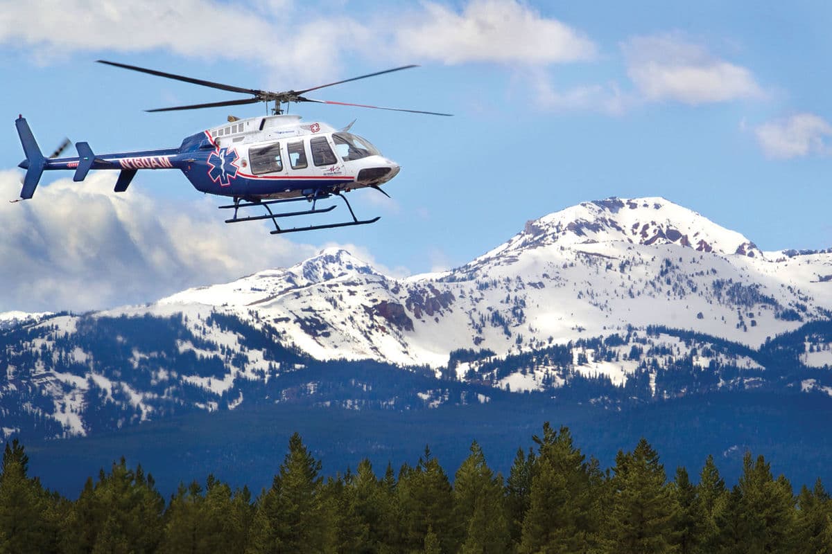 helicopter rescue Yellowstone