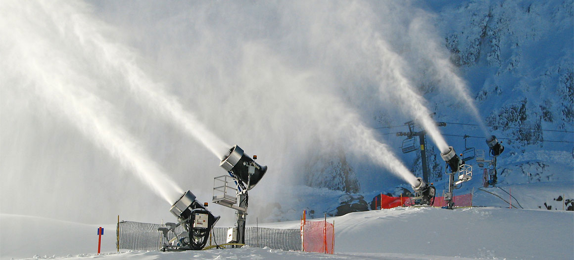 Melting ski resorts are developing a fatal addiction to snow machines