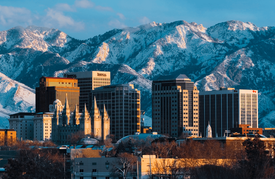 Ski Town In Utah