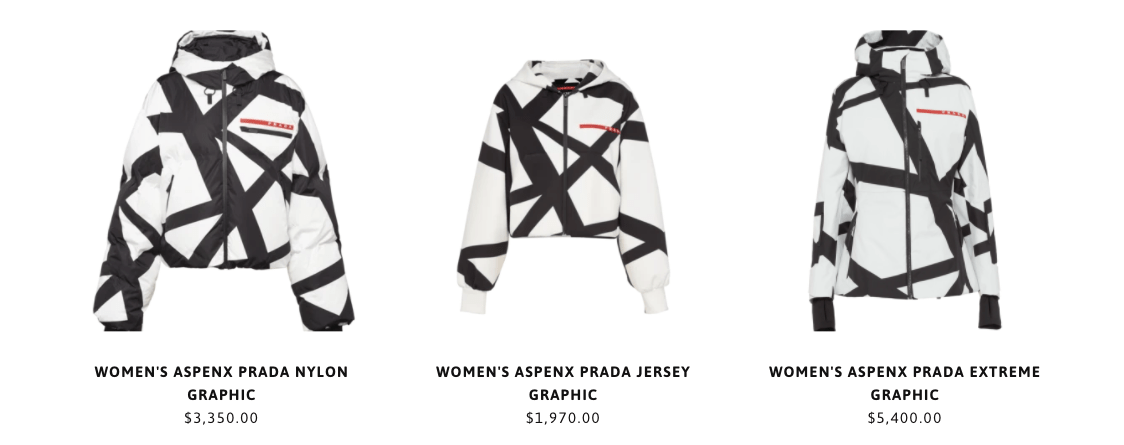 ASPENX Prada Men's Extreme Graphic