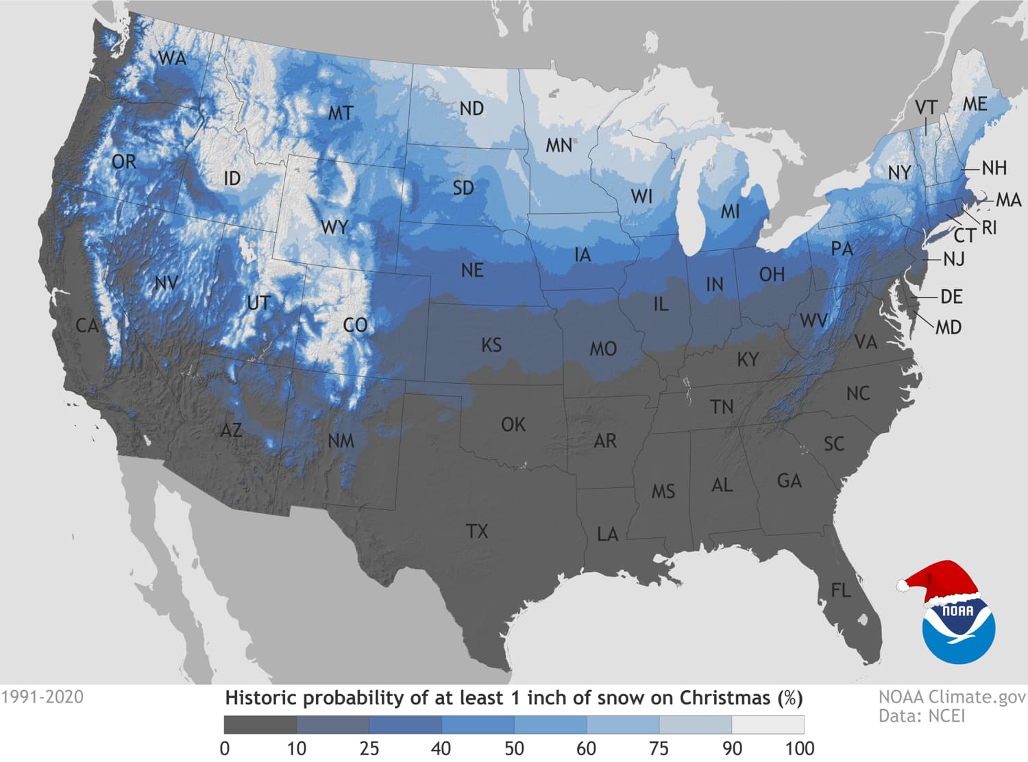 What Are the Chances of a White Christmas Where You Live? SnowBrains