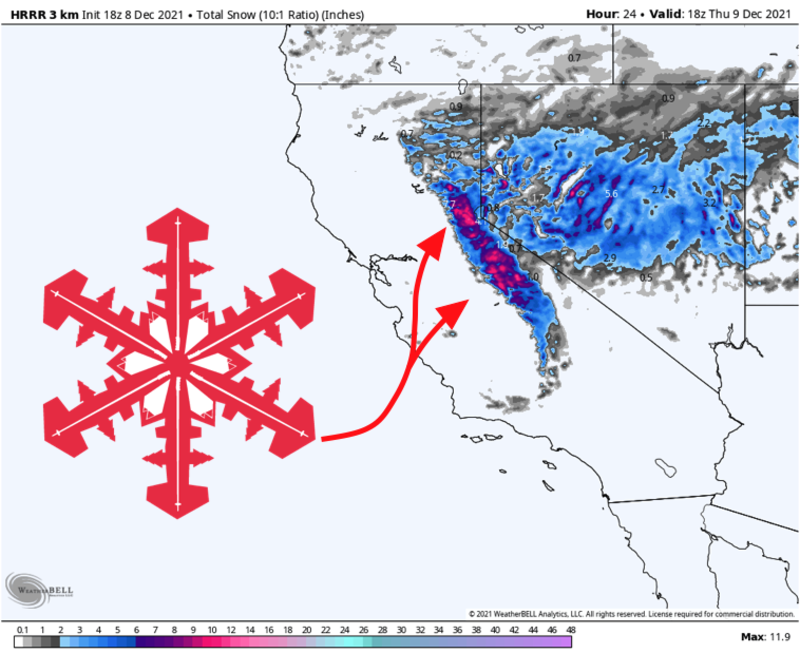 SnowBrains Forecast: Much Needed Snow for Tahoe, Big Storm Coming ...