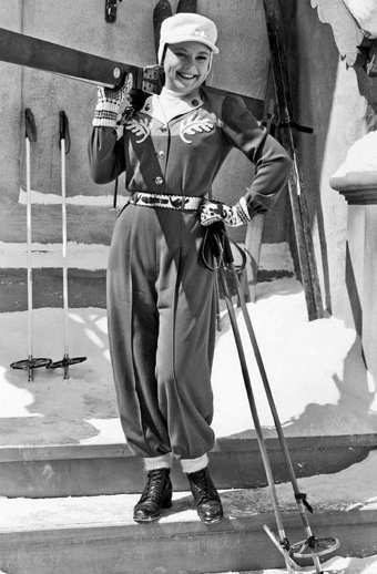 1940 Ski fashion