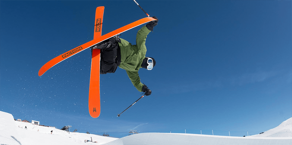 Candide Thovex, faction skis, 