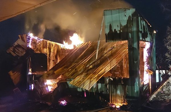KAR Northstar Chairlift in Flames
