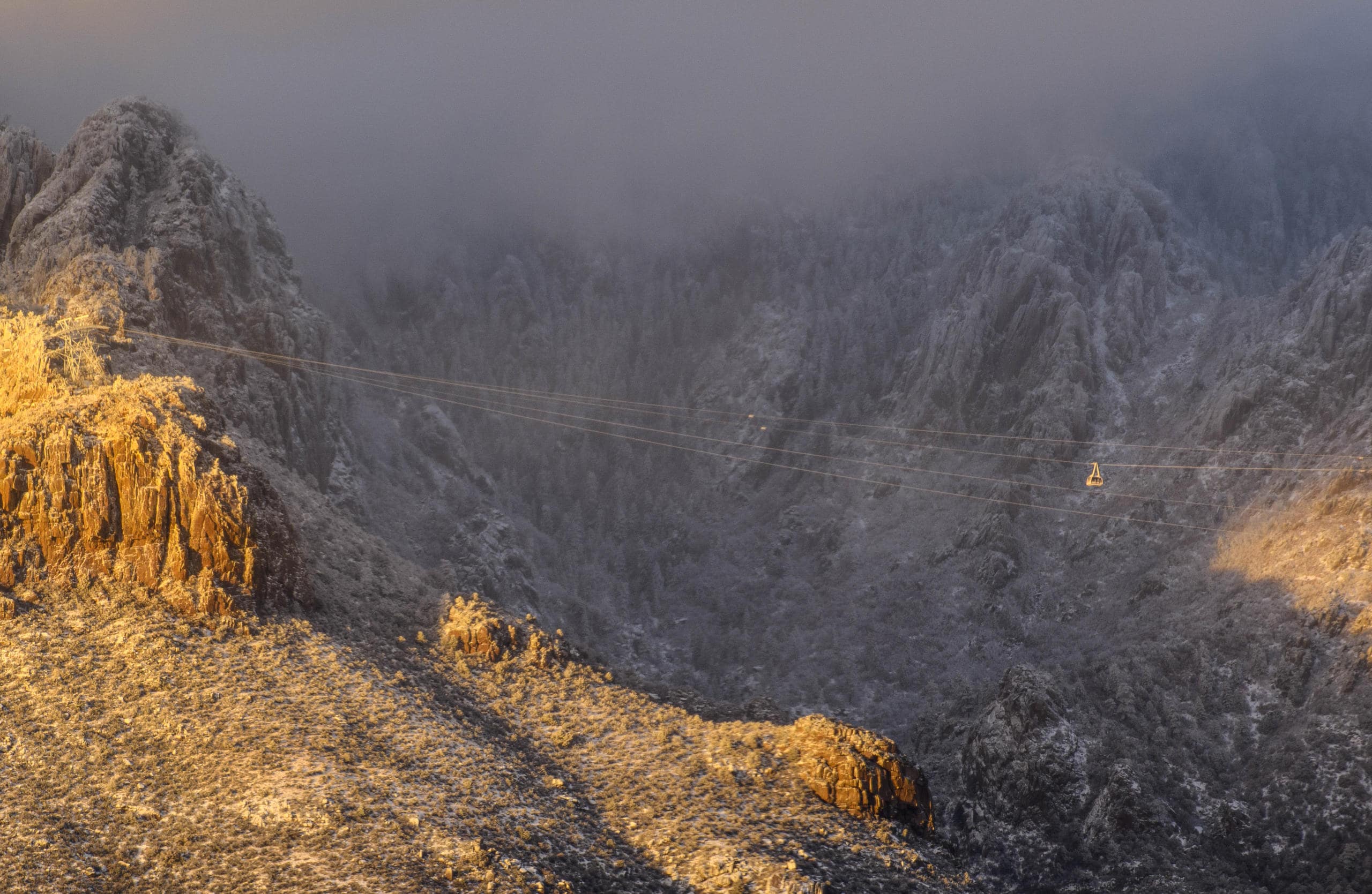 21 People Spend Night Suspended at 10,000 Feet on Broken Tram at