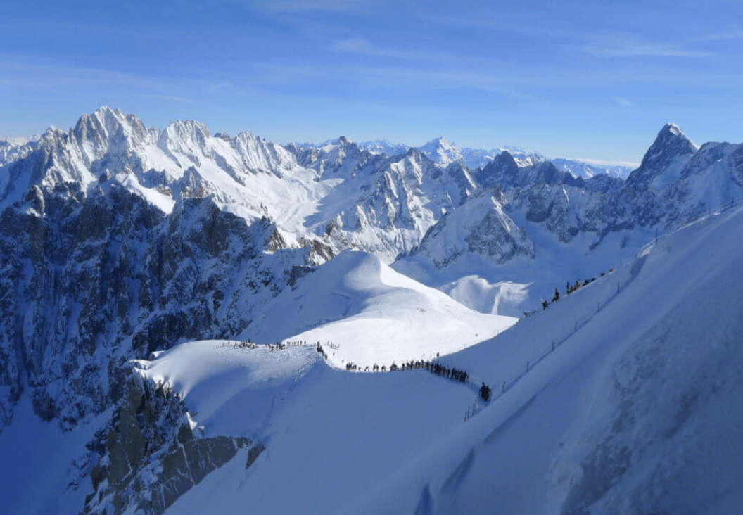 Vallee Blanche Longest run