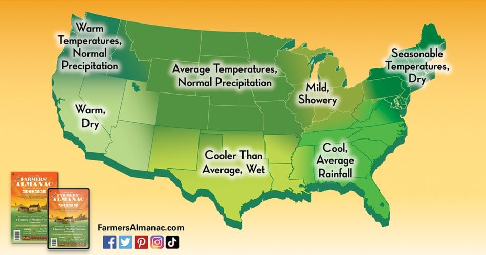 Farmer’s Almanac Spring Forecast | Stormy April for USA and Major Late-Season Winter Storm for Rockies