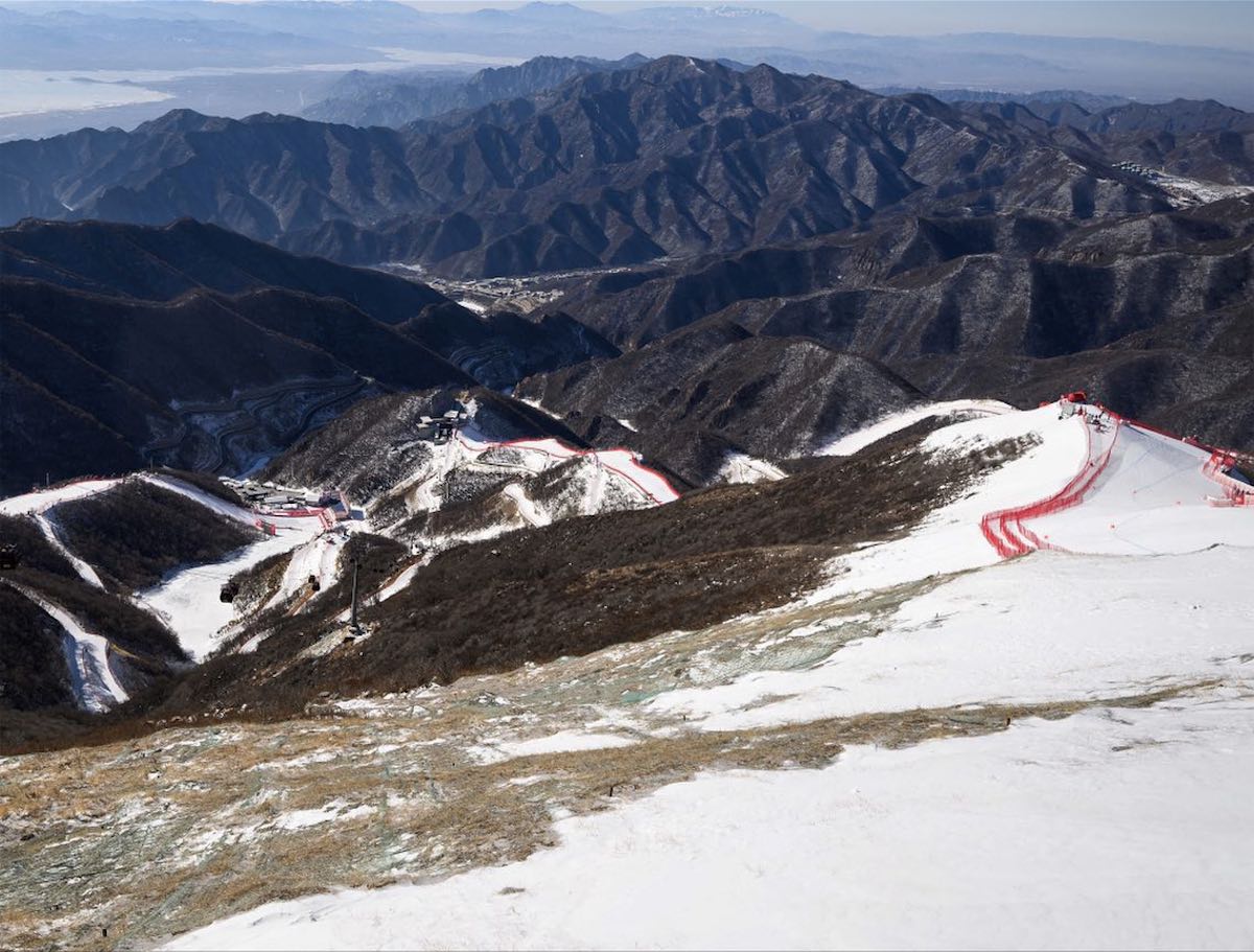 Artificial snow at the Beijing 2022 Winter Olympics, Environmental Center