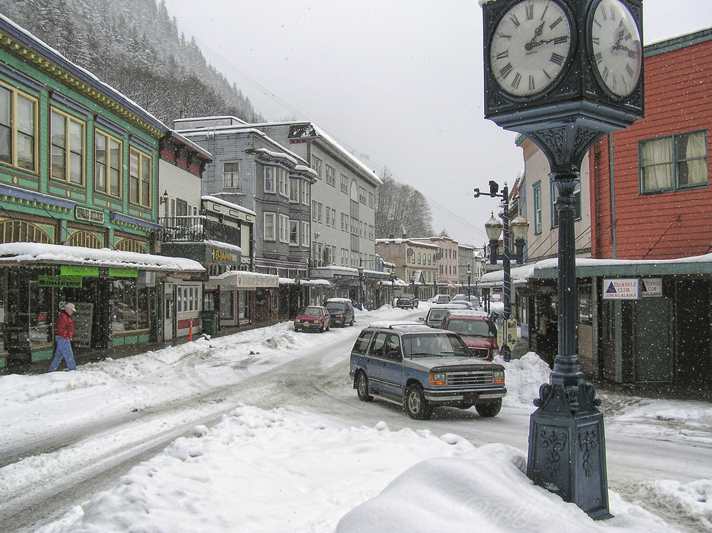 a snowy Juneau day