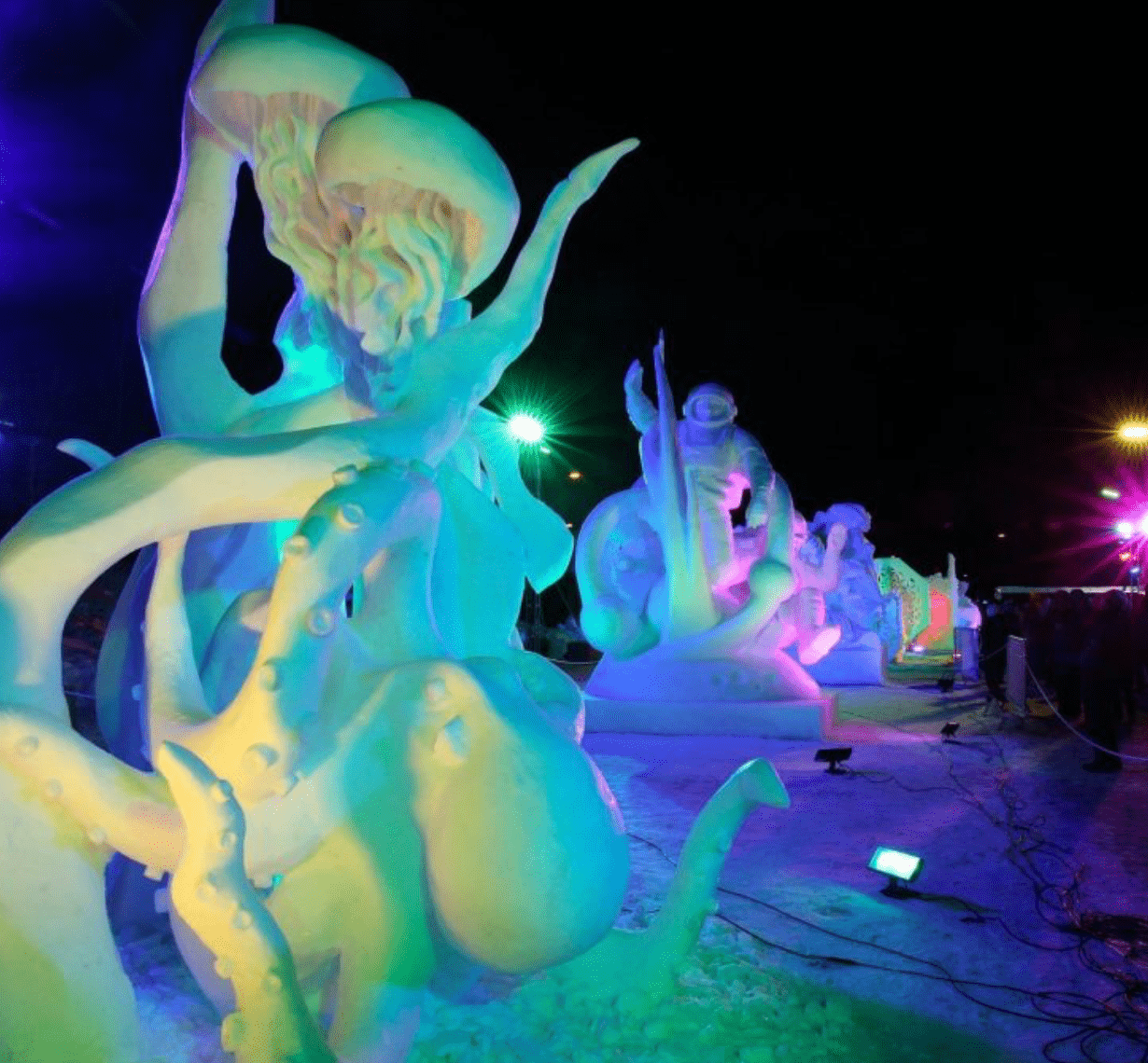Snow Sculptures at Breck