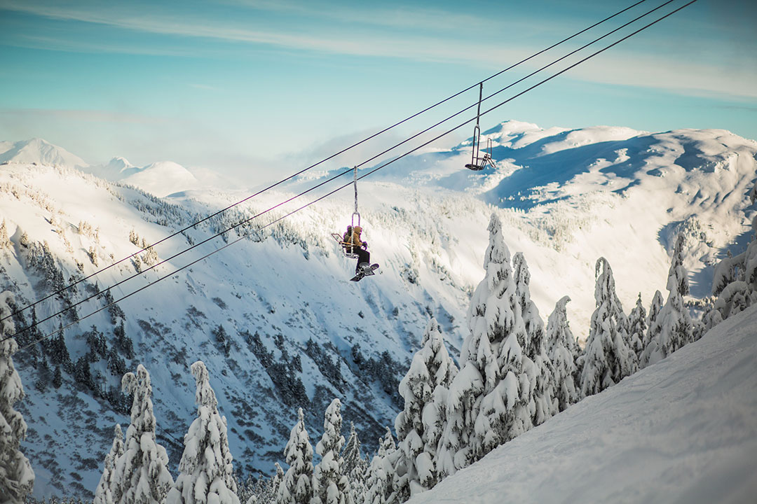 chairlift at eaglecrest ski area