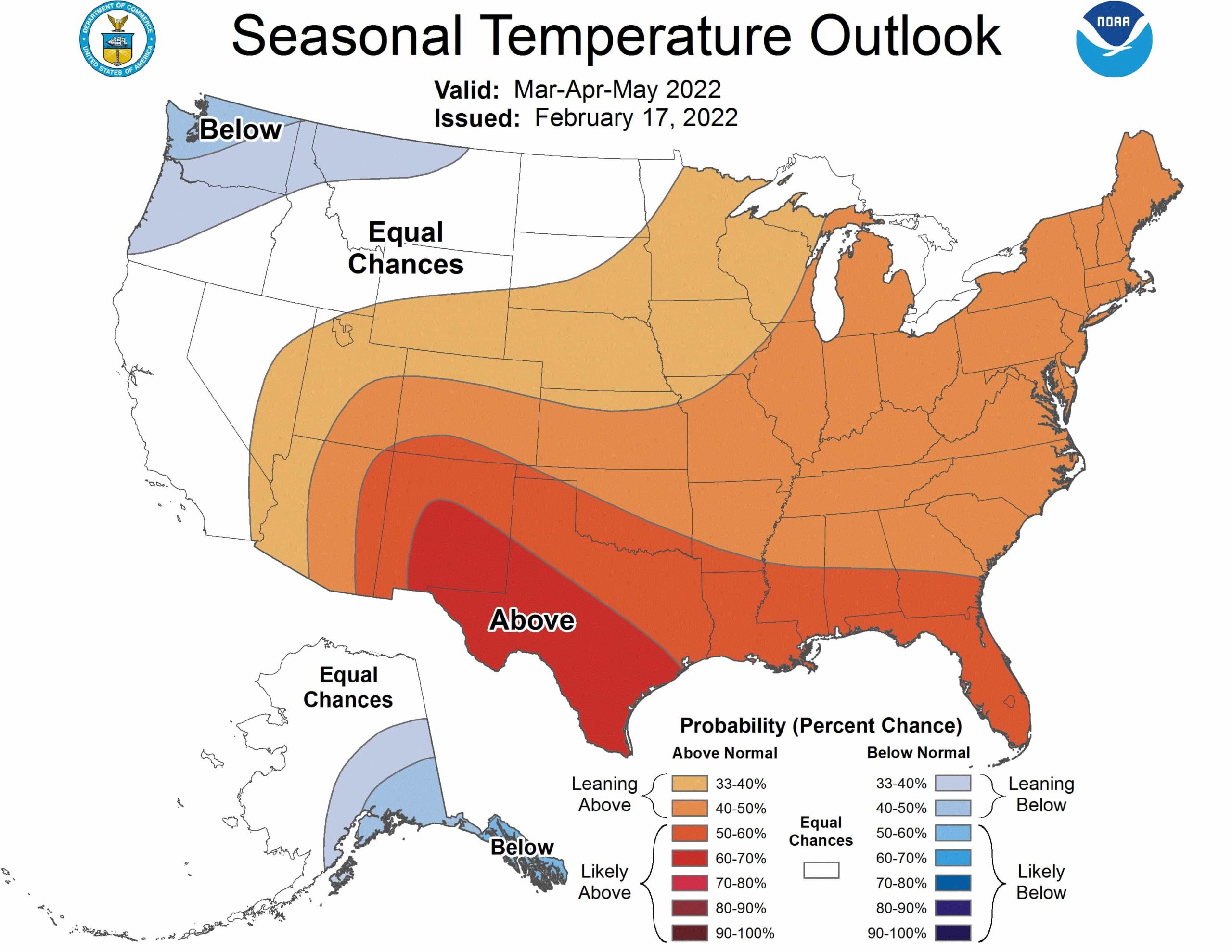 NOAA March April May Outlook Don t Hold Your Breath For Miracle 