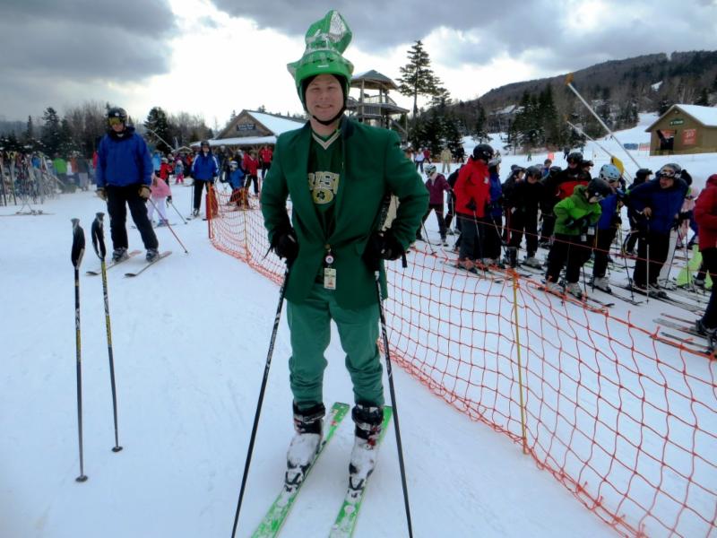 st patricks day ski gear