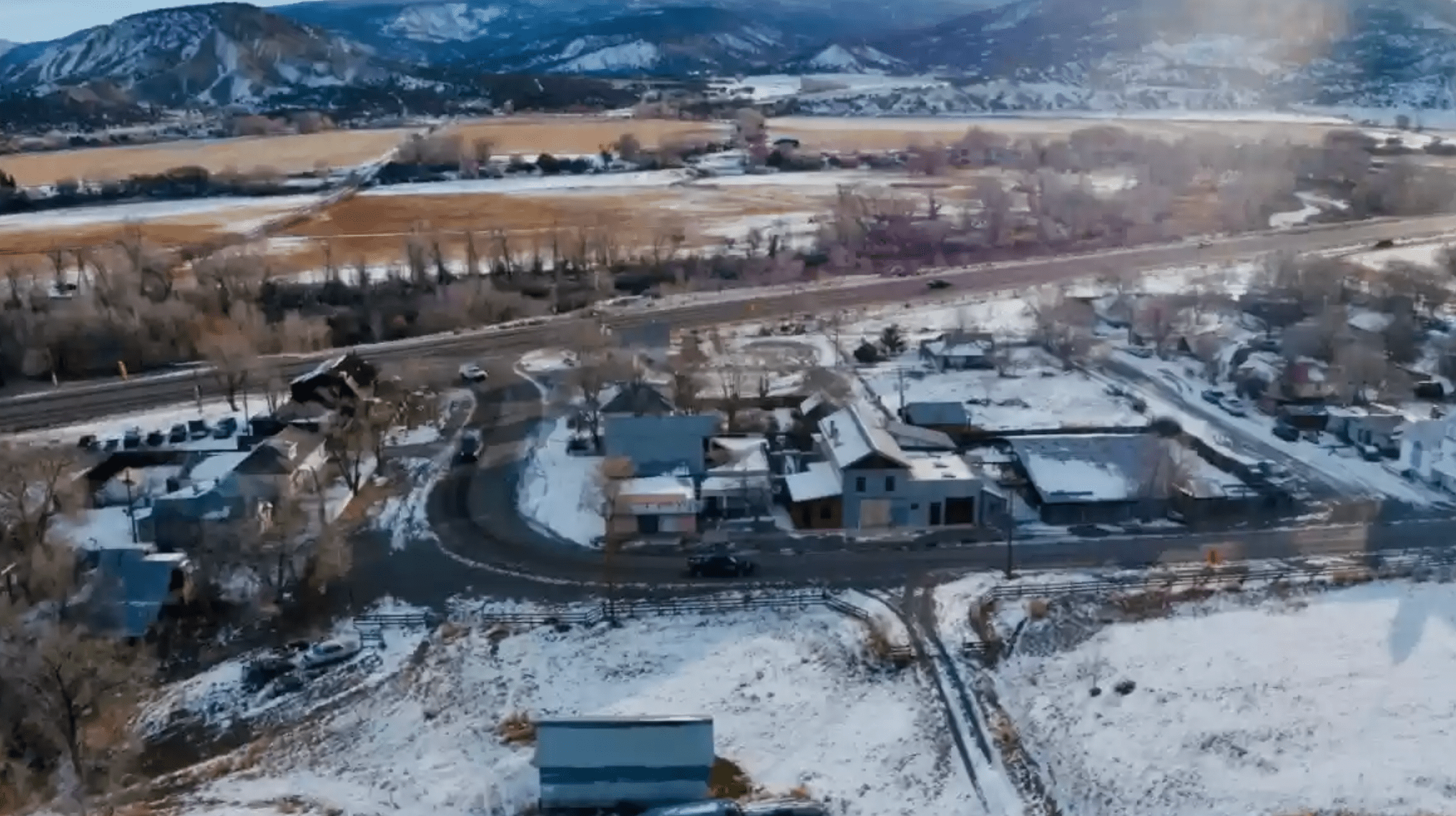 Aerial of Colona, CO