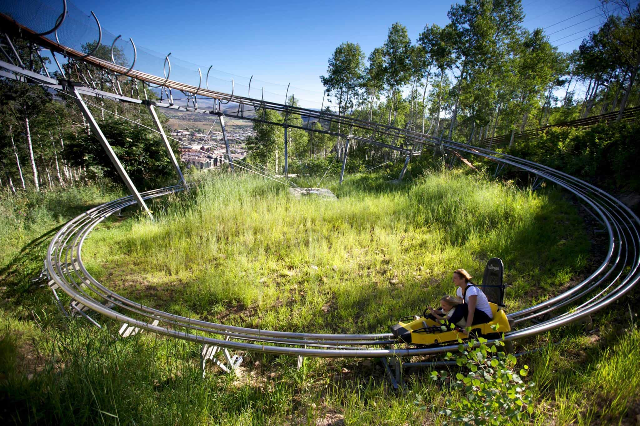 park city, mountain coaster, utah