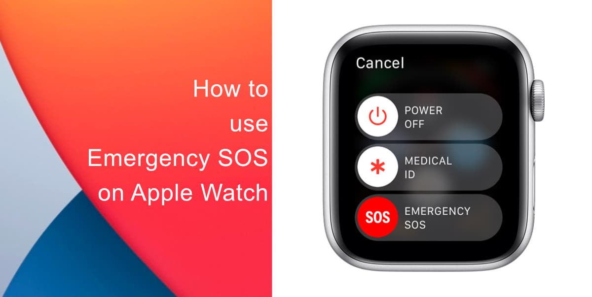 iWatch SOS Feature display