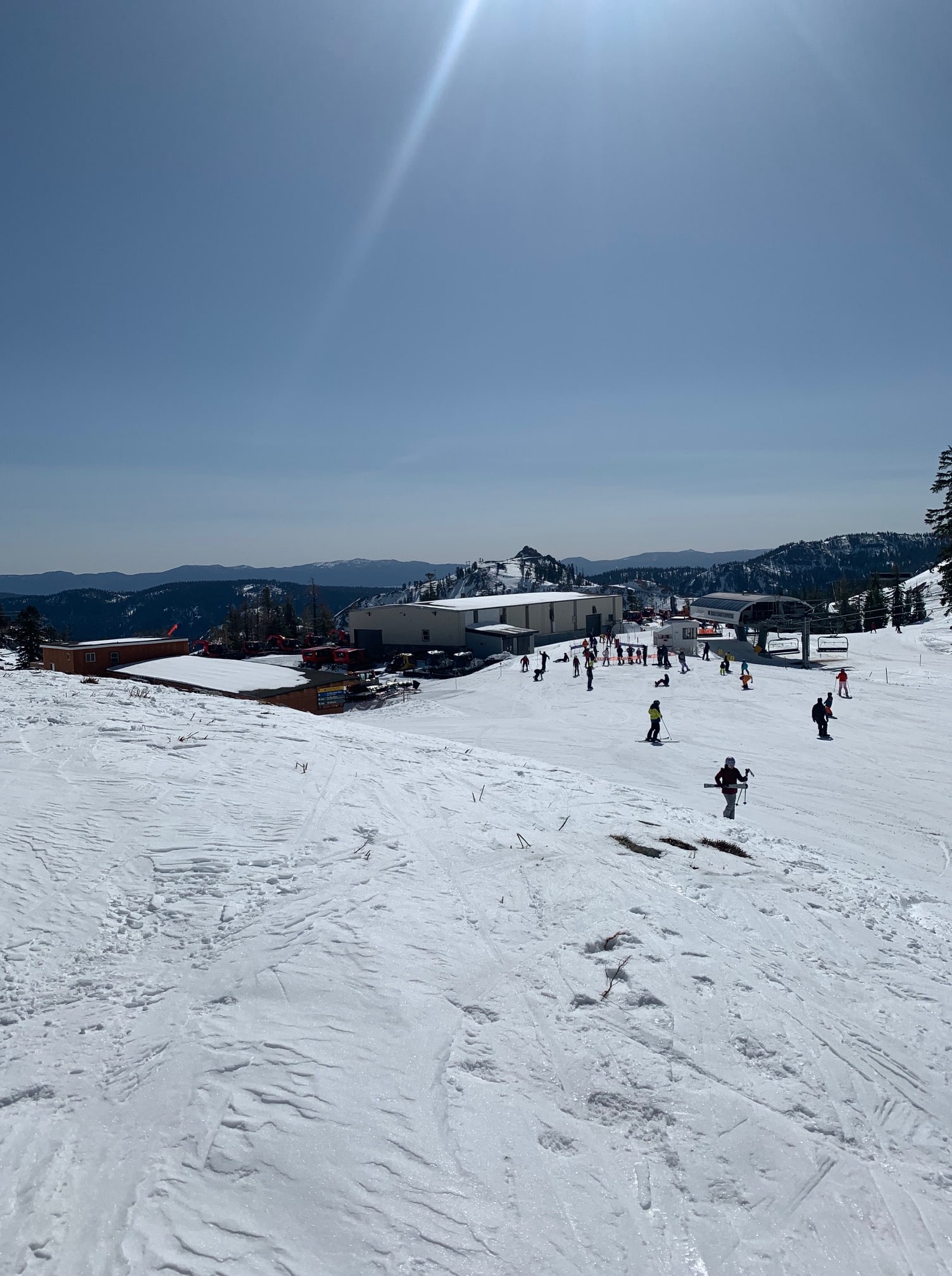 Top of mtn Squaw Valley