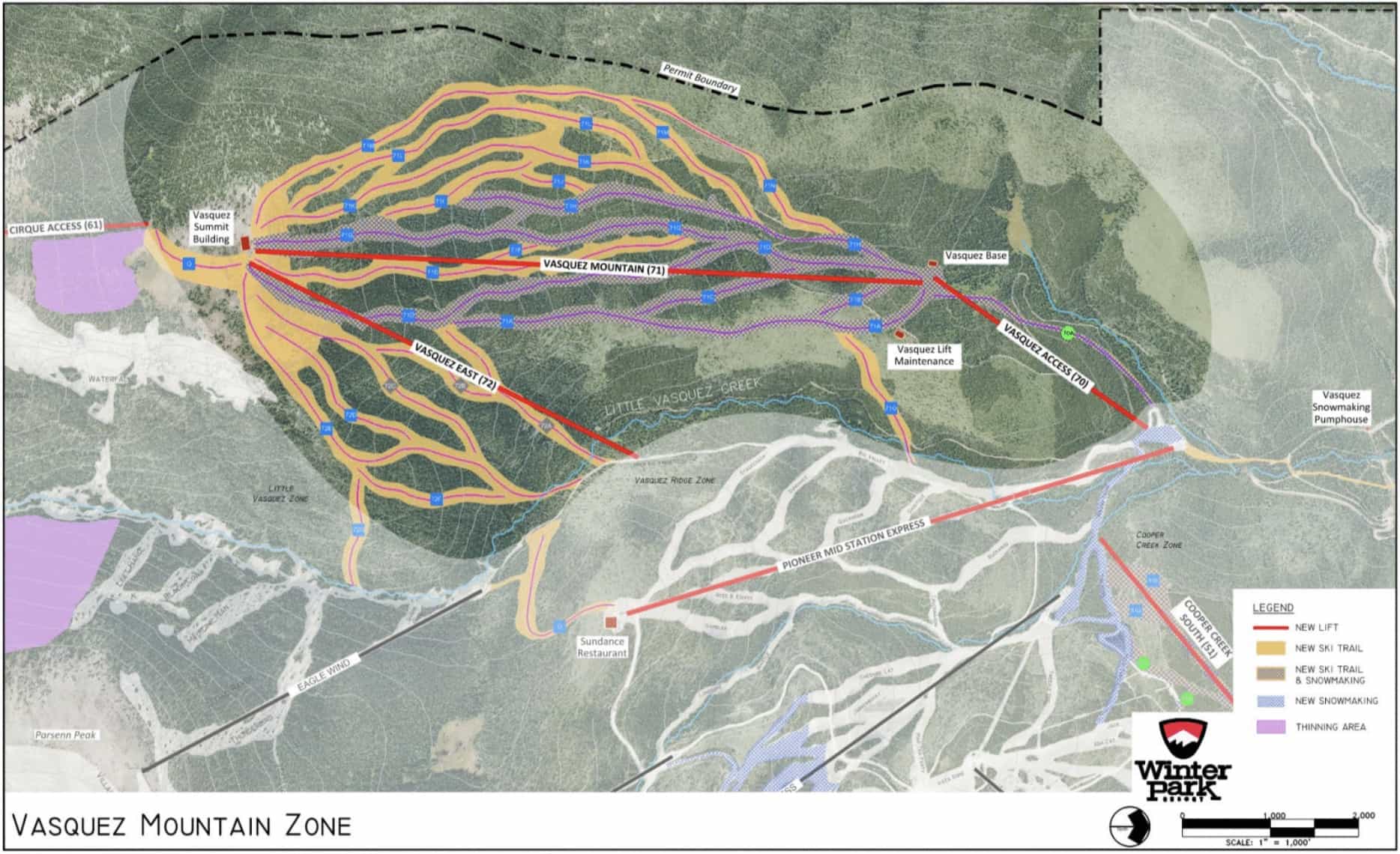 winter park resort, colorado, master plan