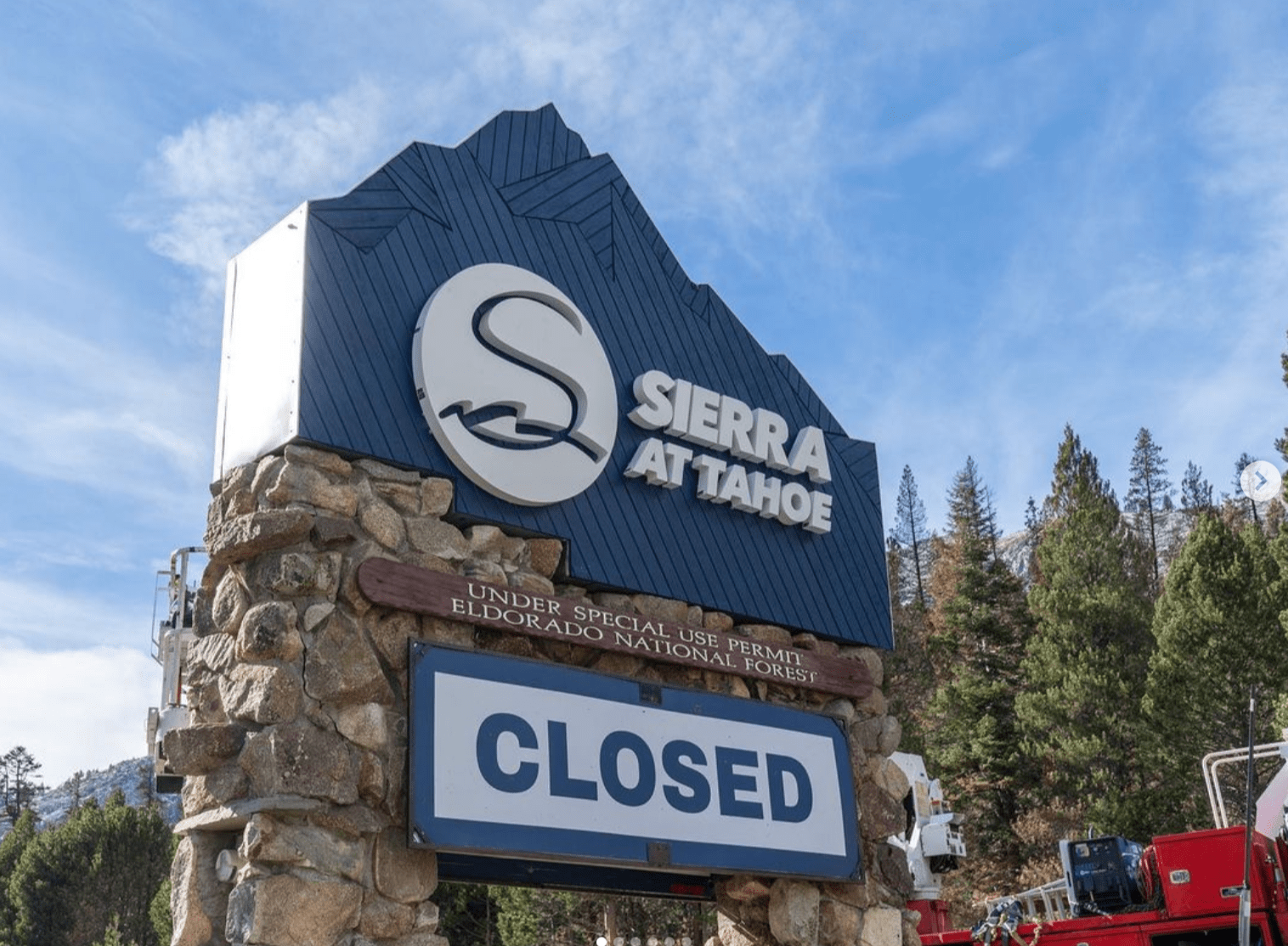 Sierra-At-Tahoe Closure