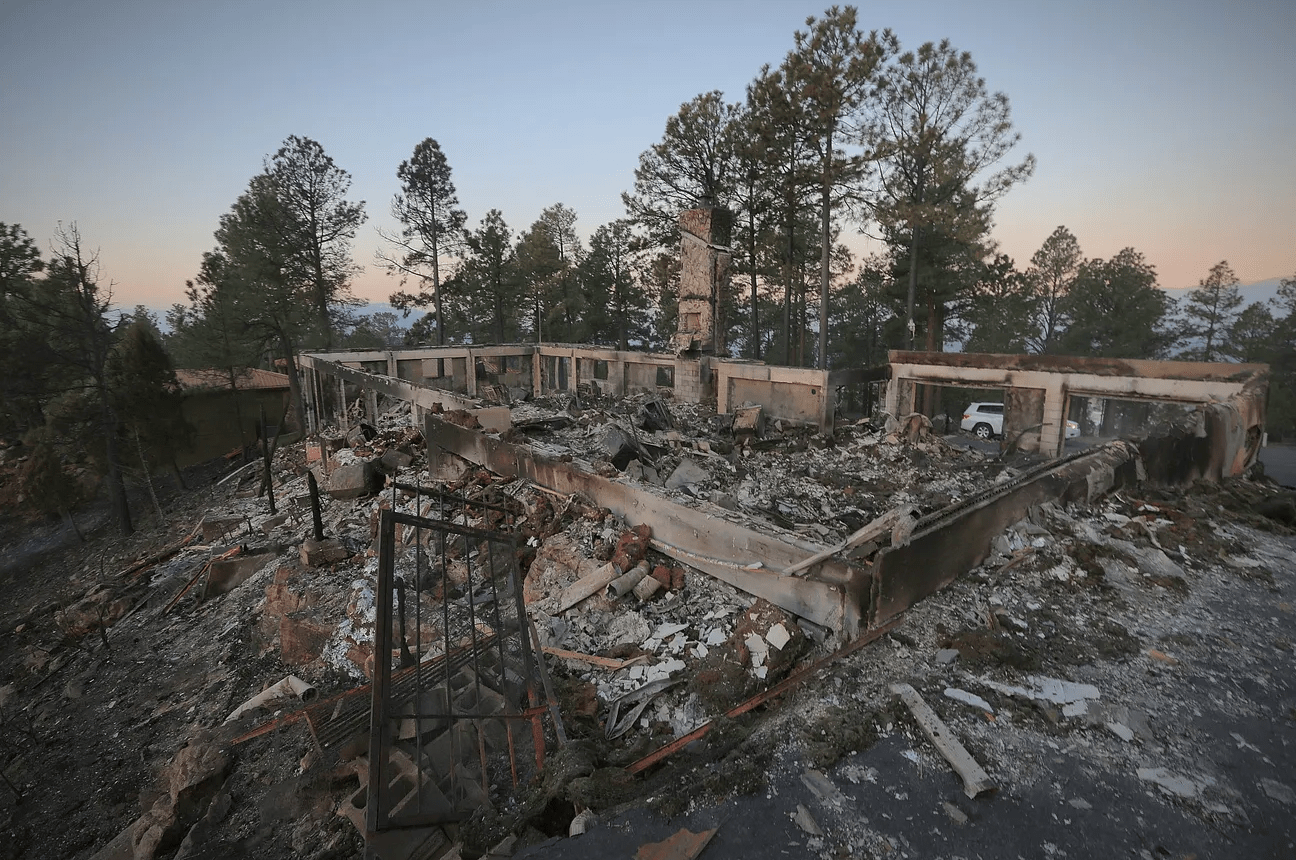 Ruidoso House Remains