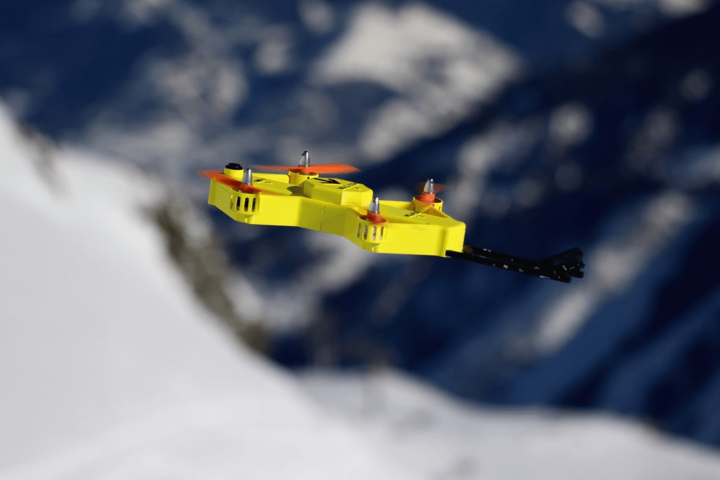 PowderBee drone flying