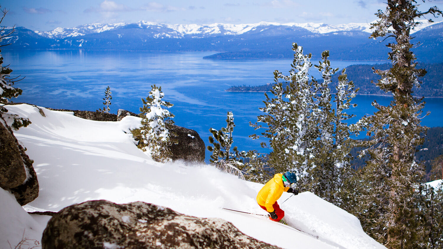 view, Lake Tahoe, Nevada,
