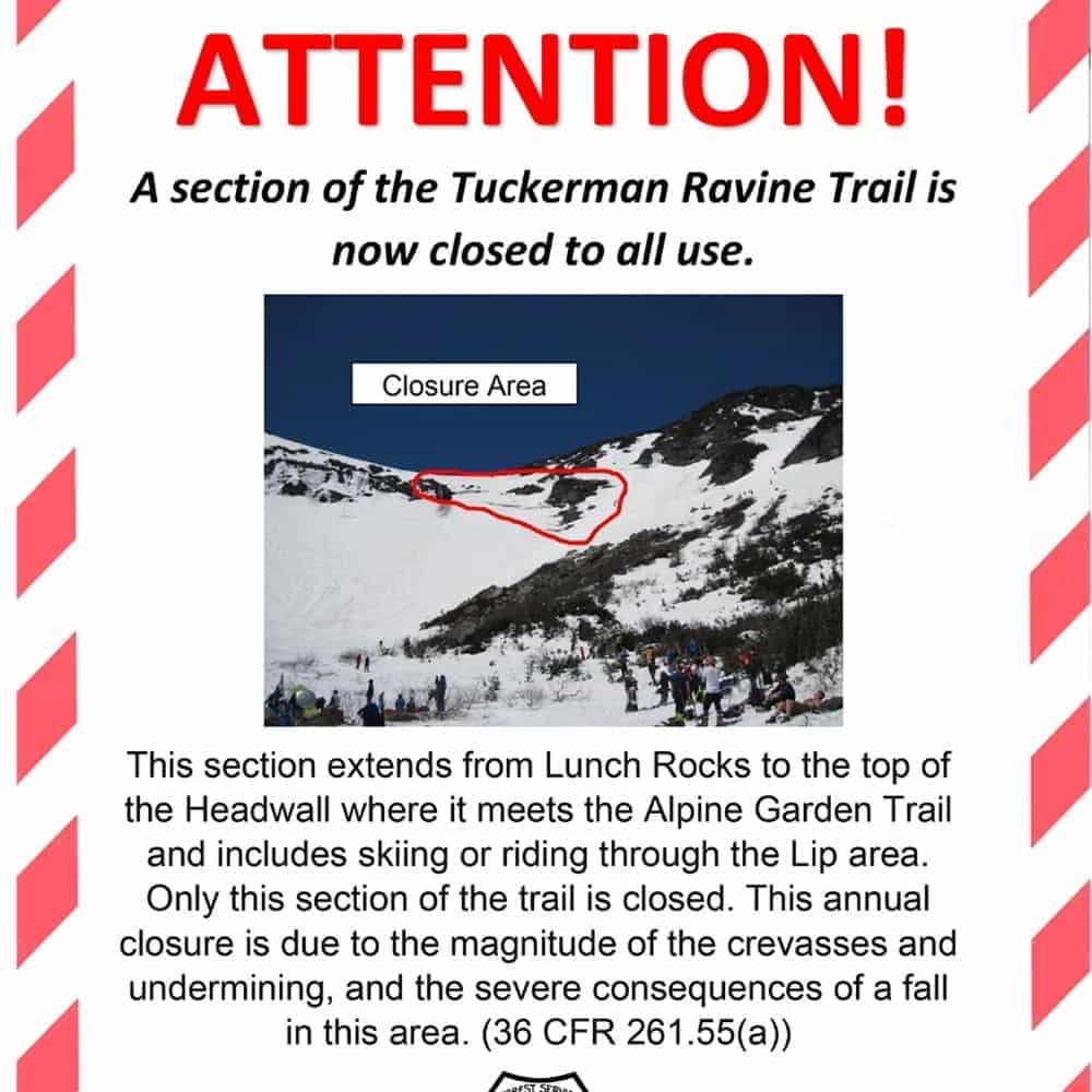 Tuckerman ravine, New Hampshire,