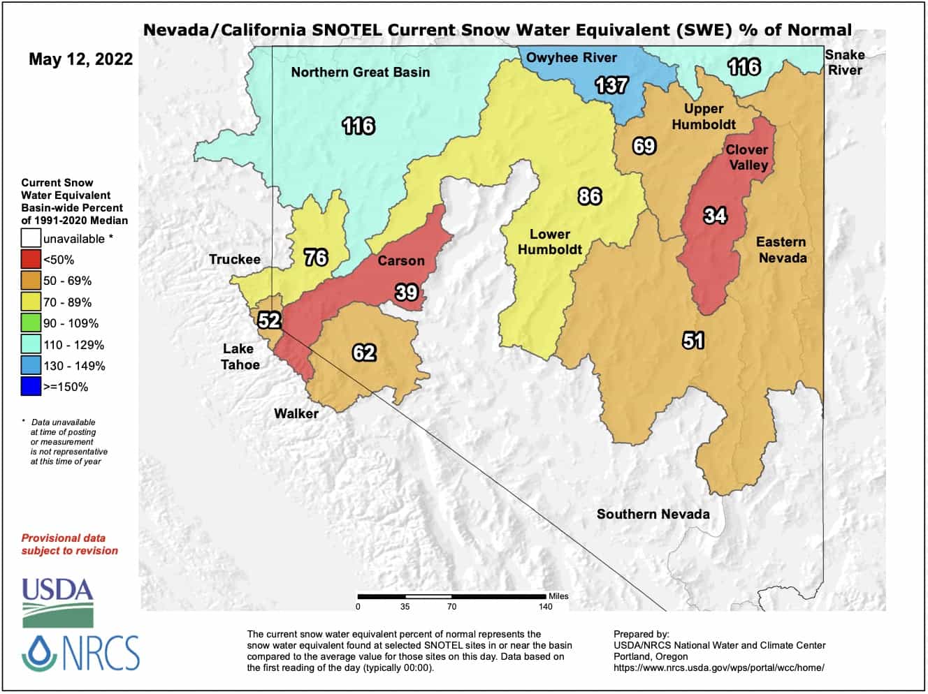 snowpack, california, 