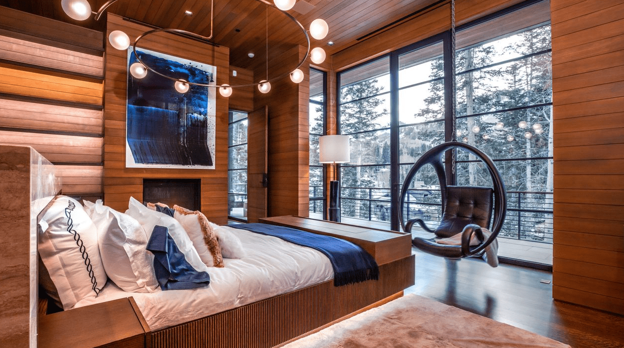 Park city home luxury bedroom