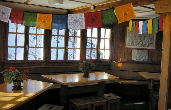 in the Bertolhütte