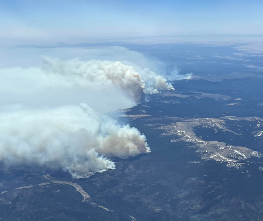 New Mexico Wildfire, Now Largest in State History and Visible from