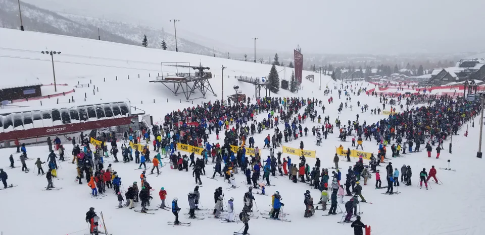 crowd flow, skier visits, 