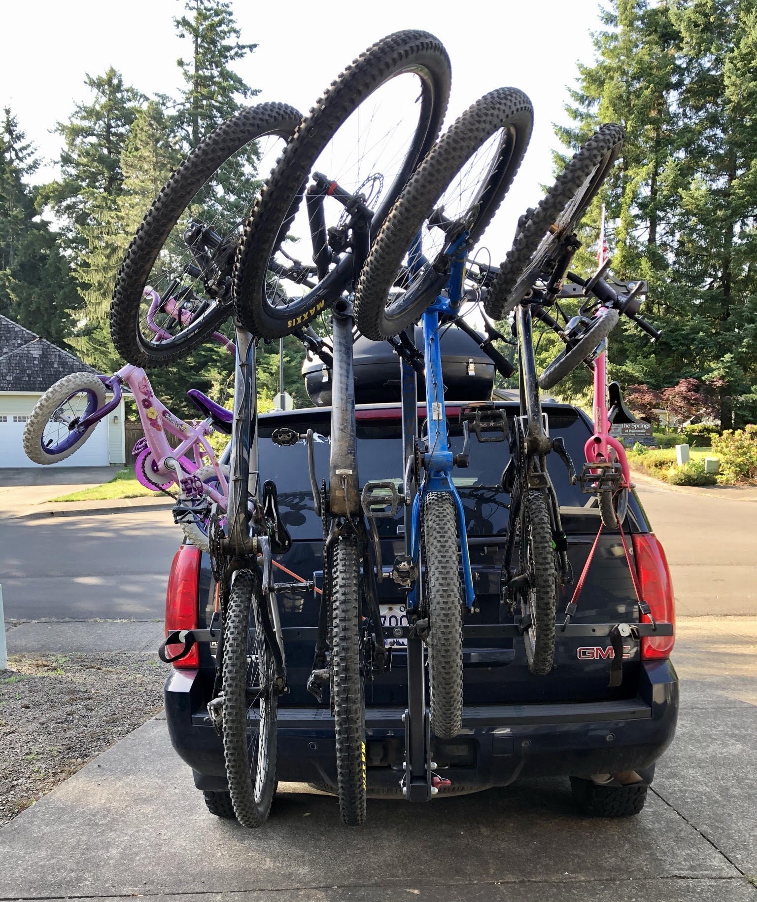 vertical bike rack