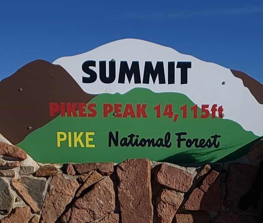 pikes peak, colorado, summit