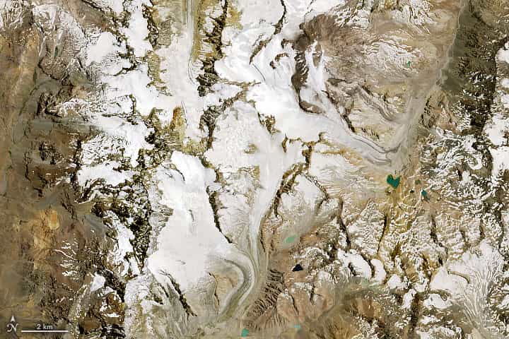 Andes, Chile, glacier, 