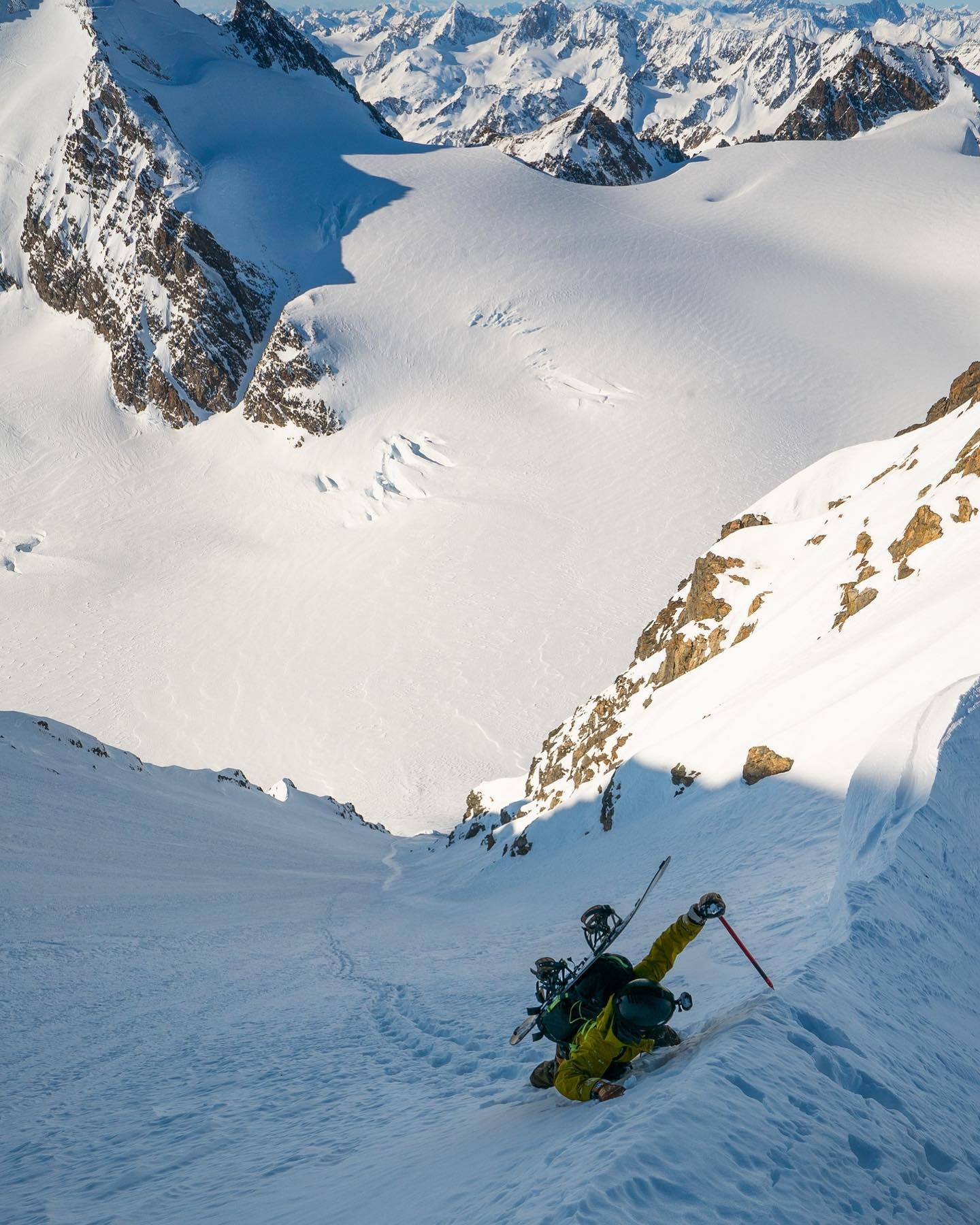 Cody Townsend climbing