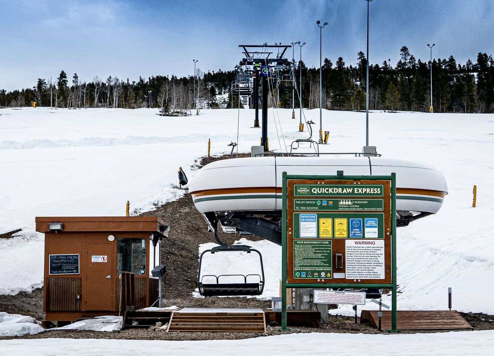 quickdraw express, colorado, Granby Ranch, chairlift malfunction