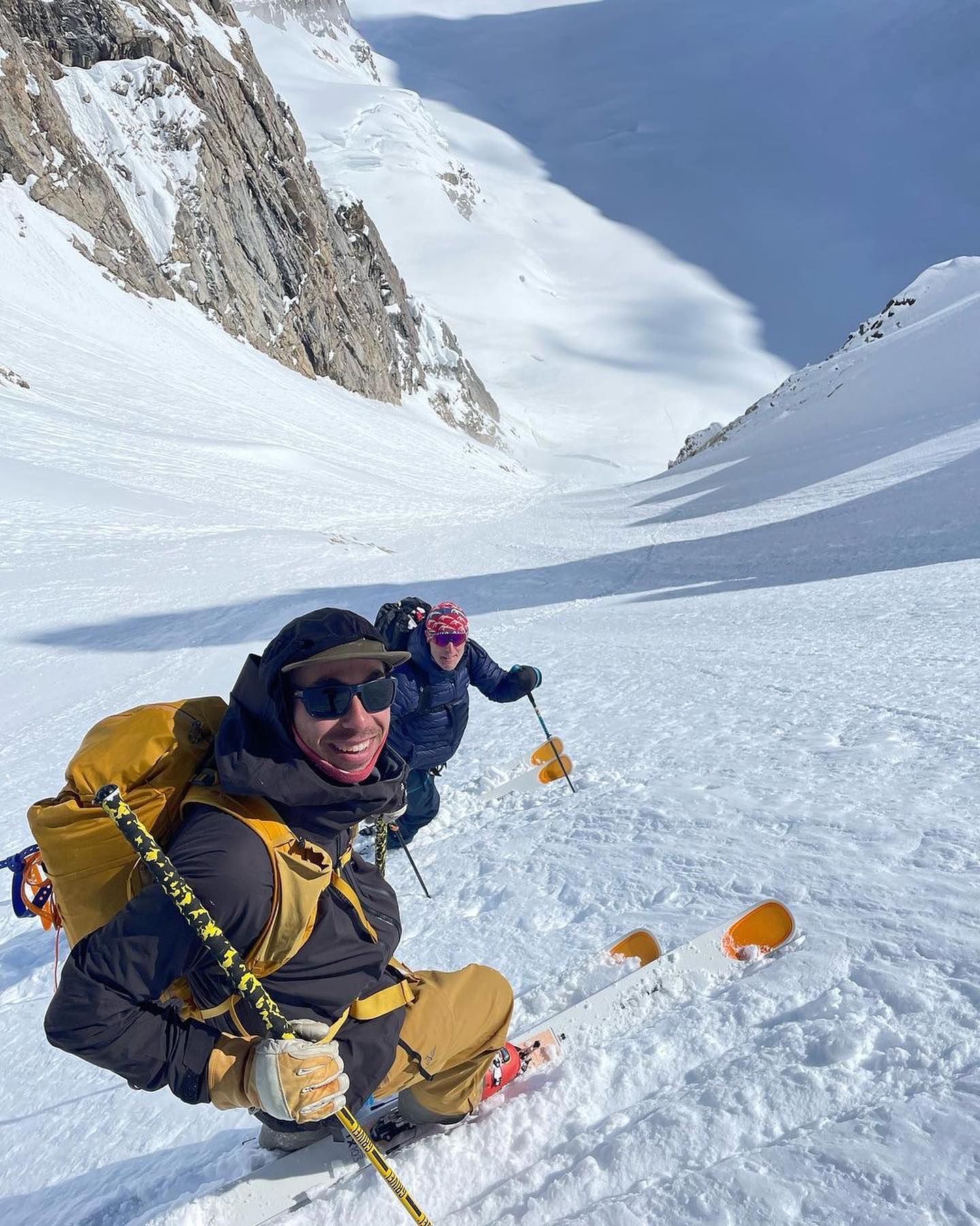 skiing in denali