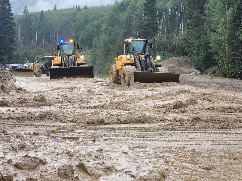 Red Mountain Pass, US 550, colorado, mudslide,