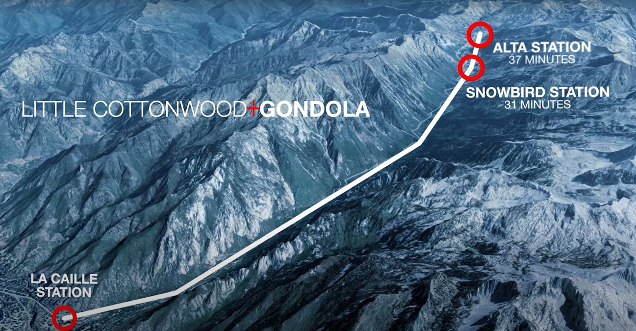 canyon, gondola