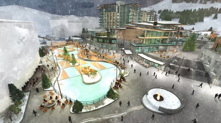 artist rendering of resort